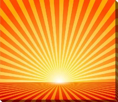 Постер Солнечные лучи