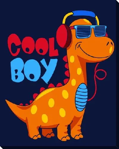 Постер Динозавр клевый бой