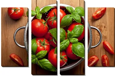 Модульная картина Томаты - помидоры