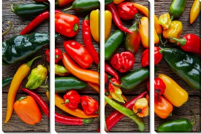 Модульная картина Перцы №3