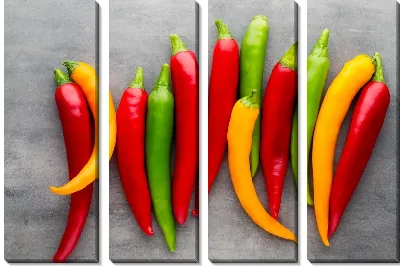 Модульная картина Перцы №6