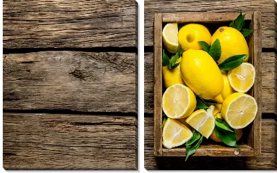 Модульная картина Лимоны №12