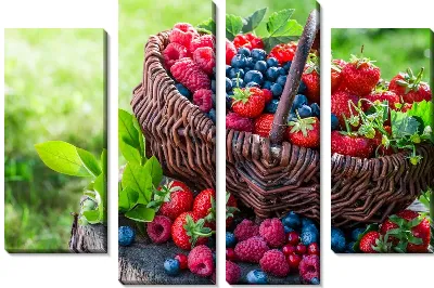 Модульная картина Ягоды №18