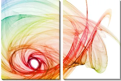 Модульная картина Фракталы