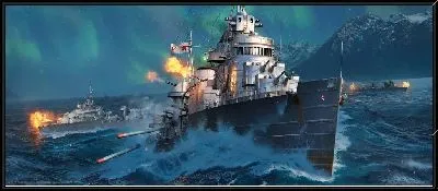 Картина Морской бой World of Warships №3