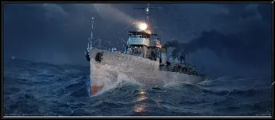 Картина Морской бой World of Warships №4