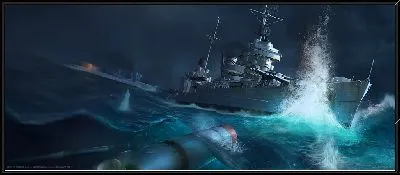 Картина Морской бой World of Warships №6