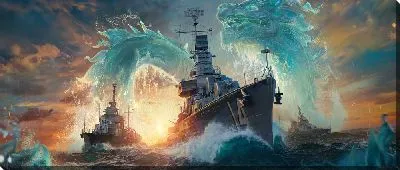 Постер Морской бой World of Warships №11