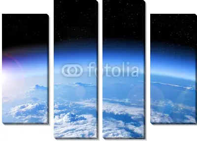 Вид Земли из космоса