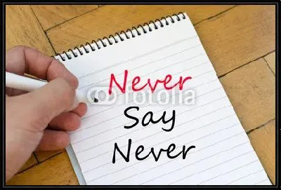 Никогда не говори никогда