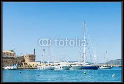 Парсуник в порту, Сардиния, Италия