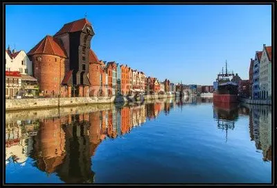 Город Гданьск в Польше