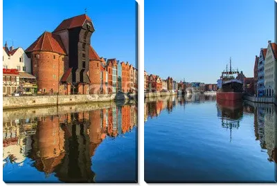 Город Гданьск в Польше