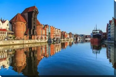 Город Гданьск в Польше