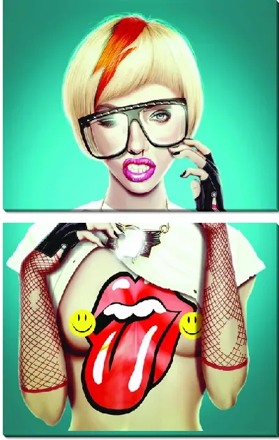 Модульная картина Lick Art