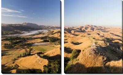 Модульная картина Солнечный пейзаж №5