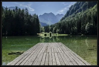 Картина Пирс на озере №2