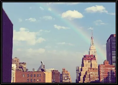 Картина Радуга в Нью-Йорке