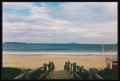 Картина Пирс на пляже