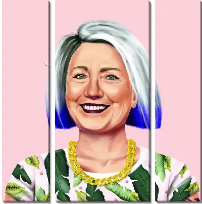 Модульная картина Хилари Клинтон