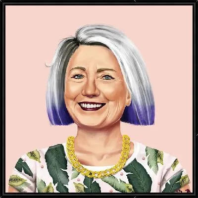 Картина Хилари Клинтон