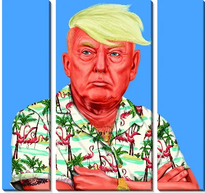 Модульная картина Дональд Трамп