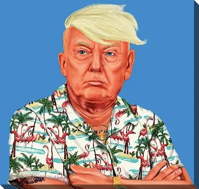 Картина маслом Дональд Трамп