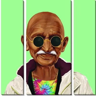 Модульная картина Махатма Ганди