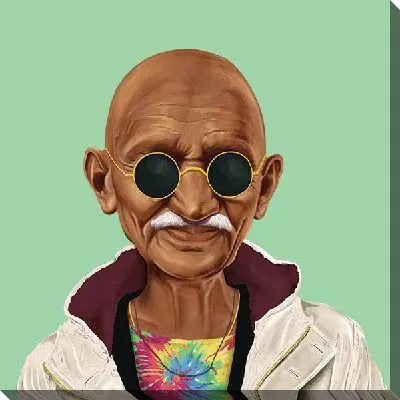 Постер Махатма Ганди