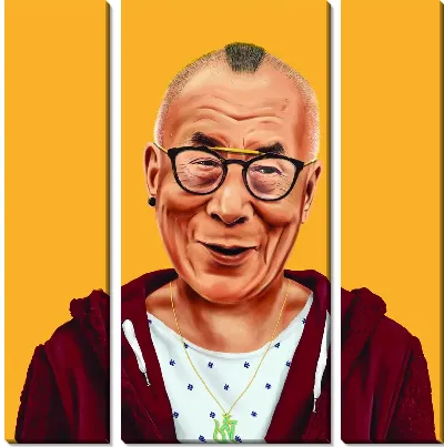 Модульная картина Далай-лама