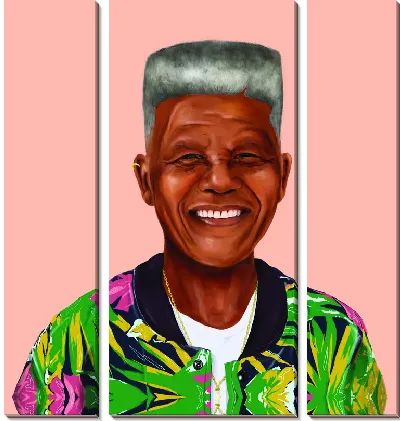 Модульная картина Мандела Нельсон