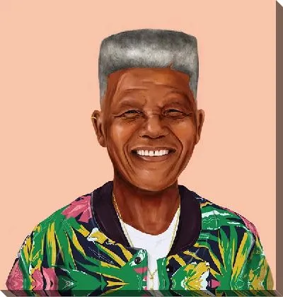 Картина маслом Мандела Нельсон