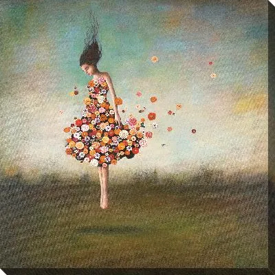 Картина маслом Взмывая над землей