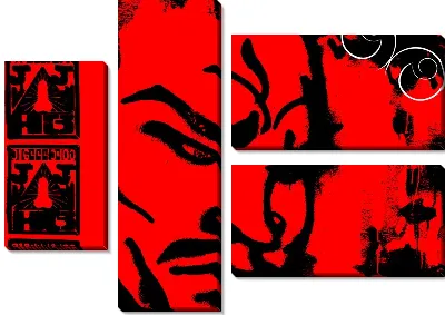 Модульная картина Магический образ мужчины