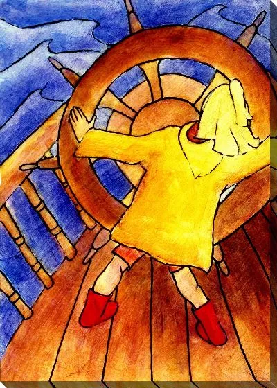 Картина маслом Штурман корабля