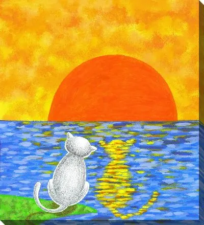 Постер Отражение на воде