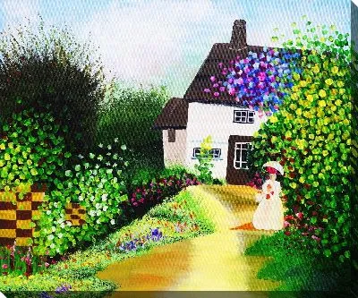 Картина маслом Утренняя прогулка