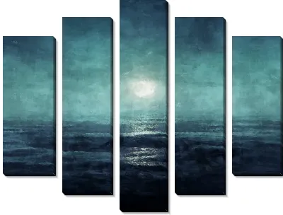 Модульная картина Синие просторы