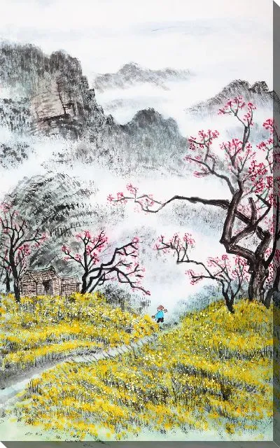 Картина маслом Дорога к горам