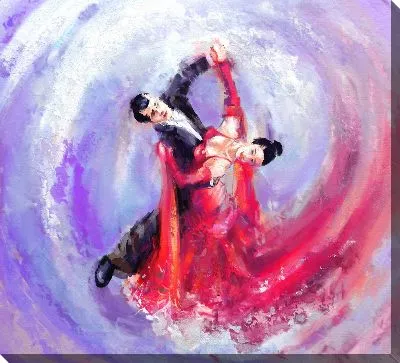 Картина маслом Танец №6