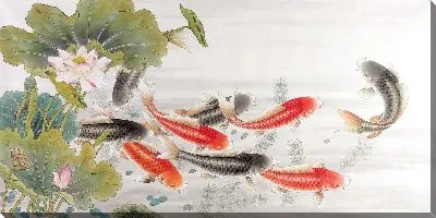 Картина маслом Рыбы №2