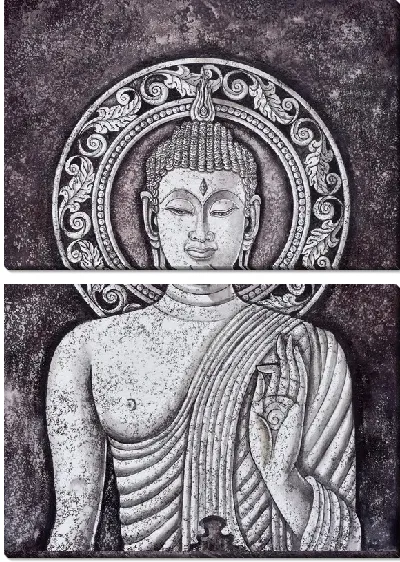Модульная картина Будда №3
