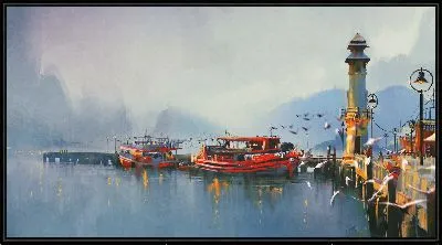 Картина У причала