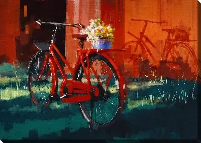 Картина маслом Велосипед №4