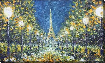 Картина маслом Дорога к башне