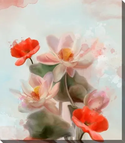 Картина маслом Цветы №94