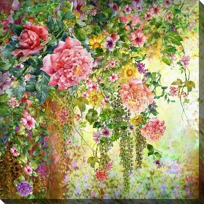 Картина маслом Цветы №97