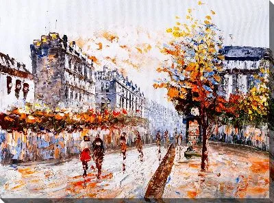 Картина маслом Улица №11