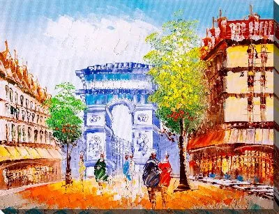 Картина маслом Солнечный день №12