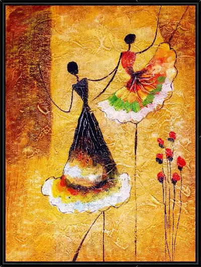 Картина Арт танец №5